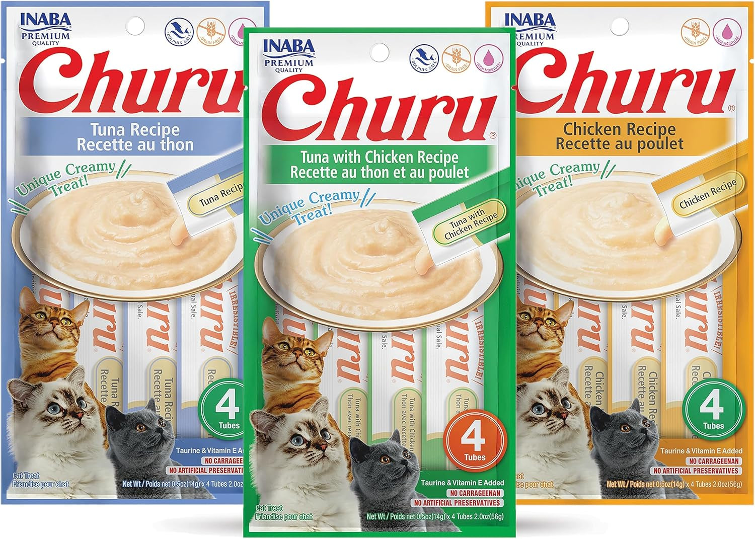 inaba-churu-lickable-puree-natural-cat-treats-tuna-chicken-3-flavor-assortment-of-12-tubes