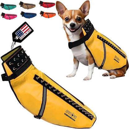Coyotevest Dog Harness, Stab-Resistant Coyote Vest, Small, Neon Pink | Reflective Stab-Resistant Vest Helps Protect Small Dogs from Coyotes, Aggressive Dogs and Birds of Prey, Made in the USA27