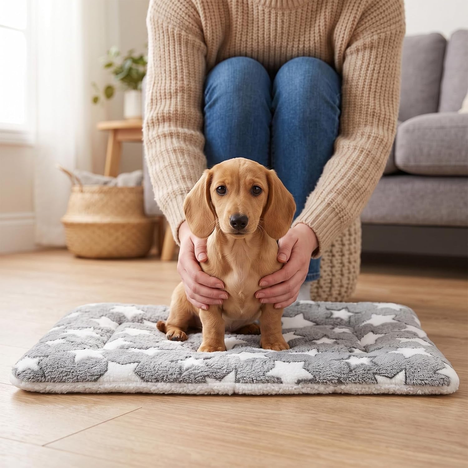 4-pcs-dog-bed-mat-comfortable-soft-pad-for-pets-reversible-crate-pads-dog-crate-bed-washable-cute-star-pet-beds-for-cage-portable-soft-kennel-mat-for-outdoor-sleeping-small-dogs-cat-sleeping