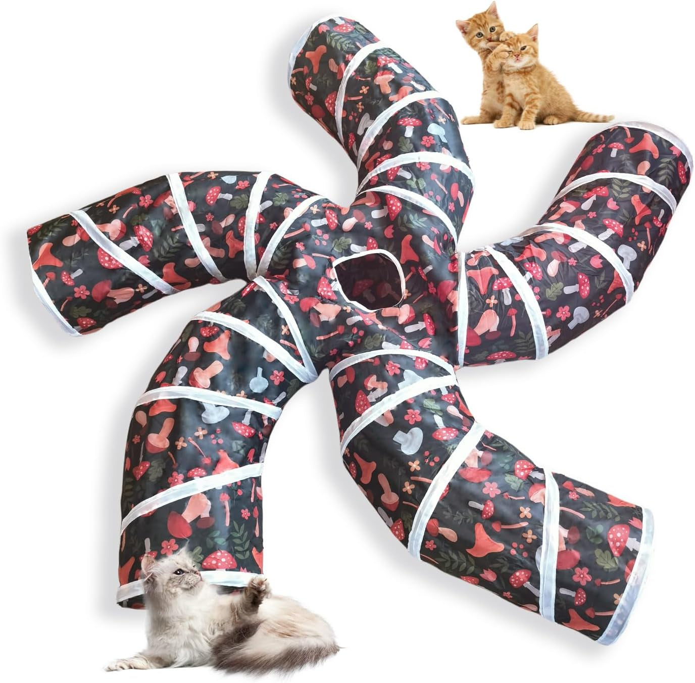 egetota-cat-tunnel-for-indoor-cats-large-with-play-ball-s-shape-5-way-collapsible-interactive-peek-hole-pet-tube-toys-puppy-kitty-kitten-rabbit-blue-black