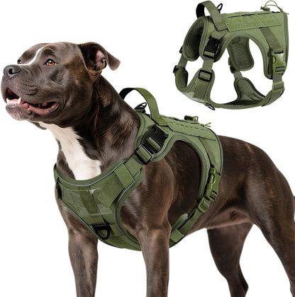 Vavopaw Dog Seat Belt Vest Harness for Car,2 in 1 Seatbelt Buckle | Soft Breathable Mesh,Adjustable Buckle,Nylon,Heavy Duty Pet Safety Seat Belts for Small Medium Large Pets,Black,L46