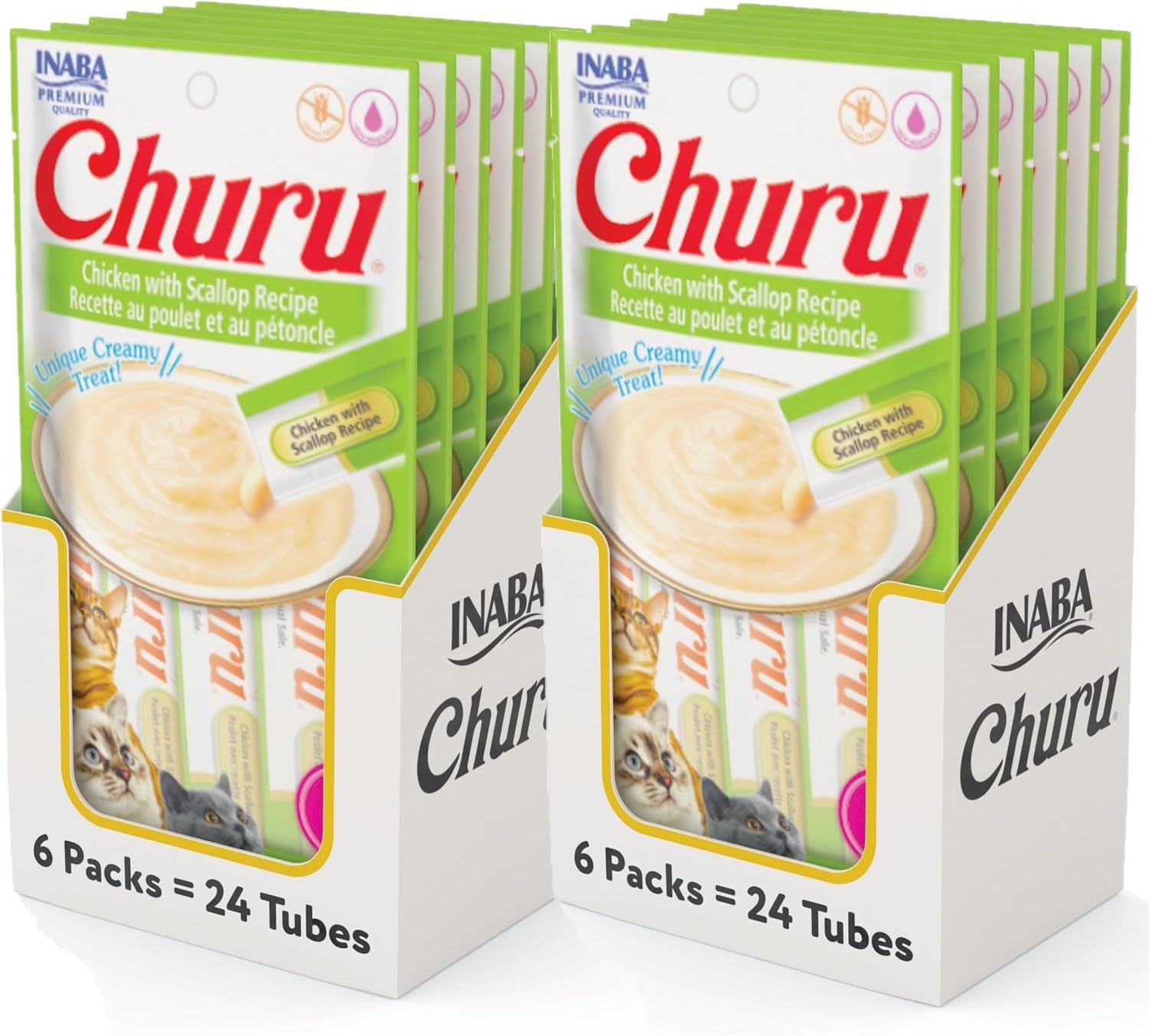 inaba-churu-cat-treats-grain-free-lickable-squeezable-creamy-puree-cat-treat-topper-with-vitamin-e-taurine-0-5-ounces-each-tube-4-tubes-tuna-with-salmon-recipe