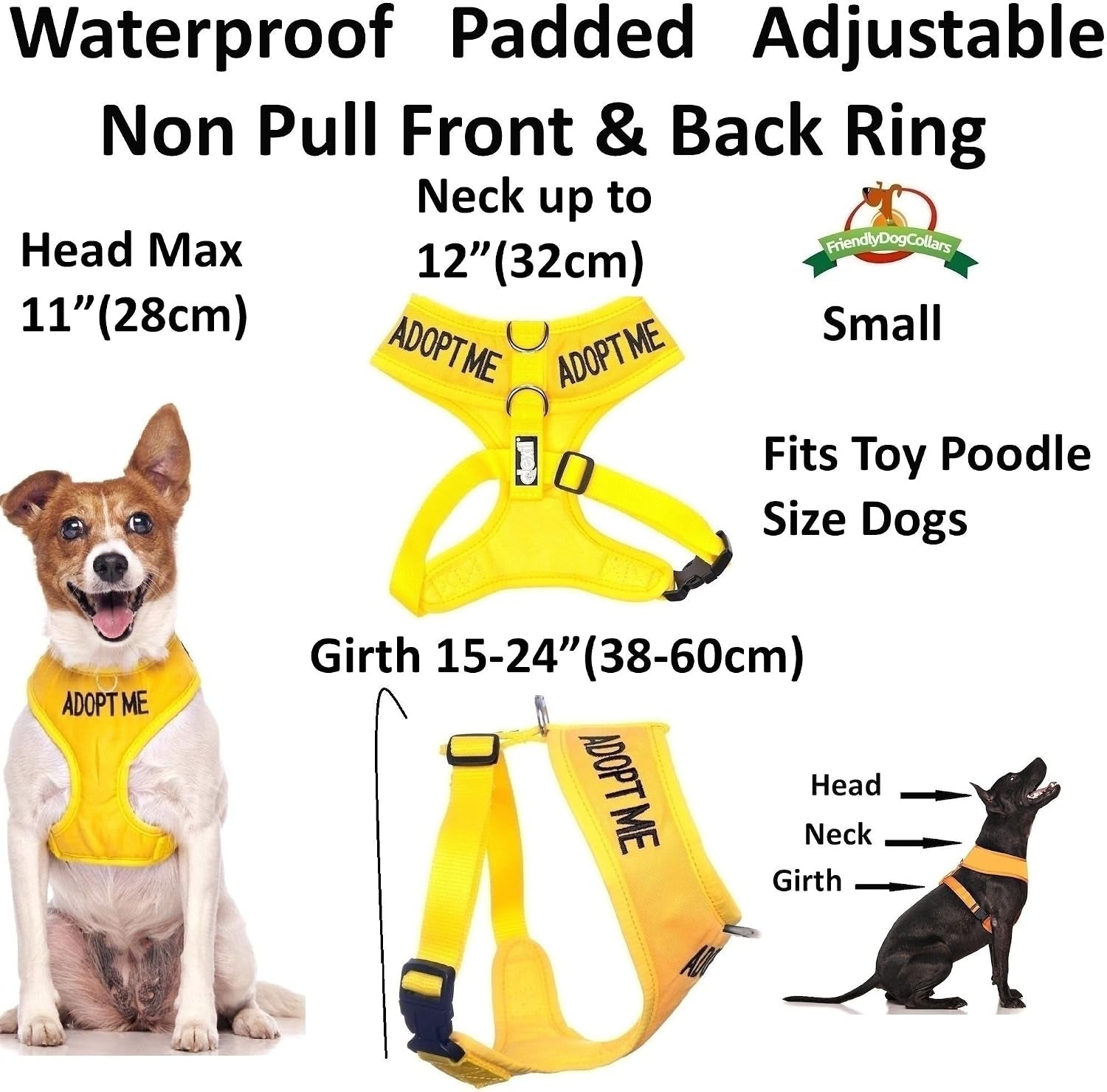 dexil-limited-adopt-me-i-need-a-new-home-yellow-color-coded-non-pull-front-and-back-d-ring-padded-and-waterproof-vest-dog-harness-prevents-accidents-by-warning-others-of-your-dog-in-advance-s