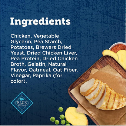 Blue Buffalo True Chews Natural Chewy Cat Treats, Made in the USA, Chicken Recipe, 3-Oz Resealable Bag5