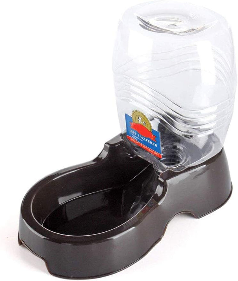 flexzion-automatic-gravity-pet-waterer-for-cat-dog-non-skid-easy-clean-auto-replenish-water-dispenser-drinking-bowl-1-4-gallon-900ml-black