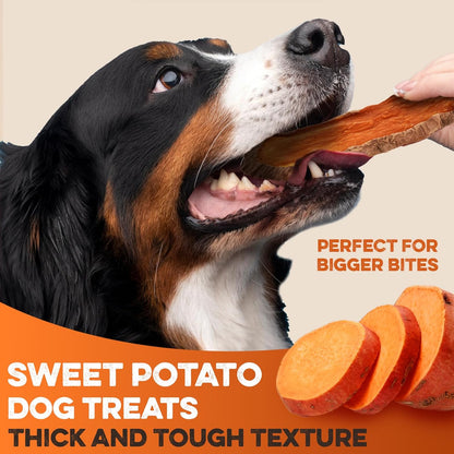 BRUTUS & BARNABY Sweet Potato Dog Treats – Support Sensitive Stomachs with Usa-Grown, Hypoallergenic Treats That Smell as Good as They Taste3