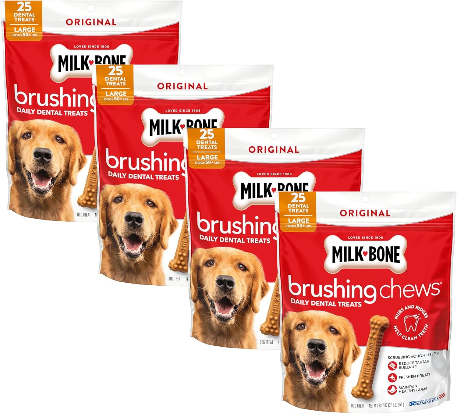 milk-bone-brushing-chews-large-daily-dental-dog-treats-33-7-oz-bag-25-treats-chicken-flavored-vohc-accepted-dental-chews-helps-clean-teeth-and-freshen-breath-for-large-dogs-50-lbs-and-up