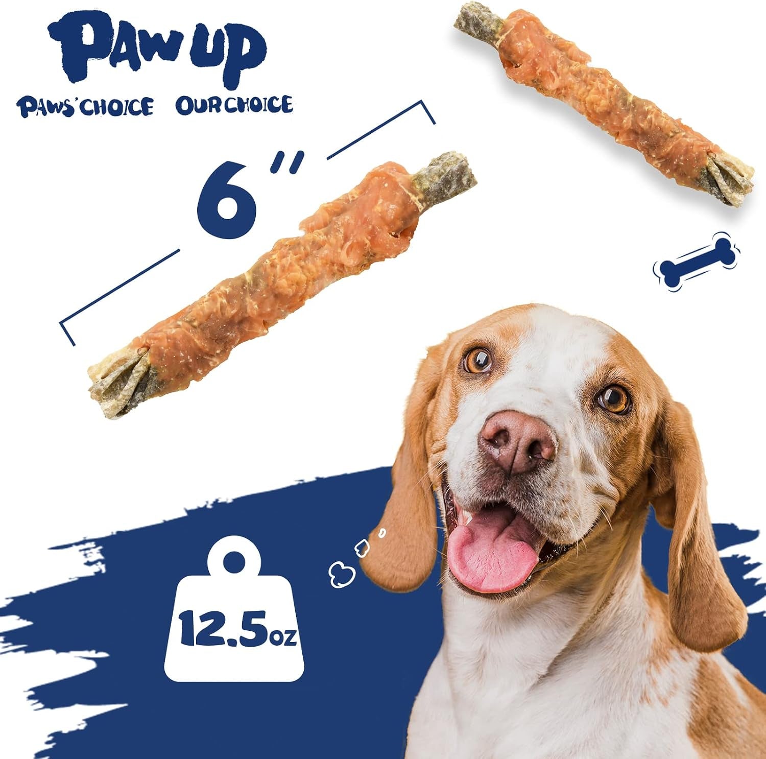 pawup-dog-treat-chicken-wrapped-cod-skins-fish-chews-rolls-for-medium-dogs-healthy-rawhide-free-12-5-oz