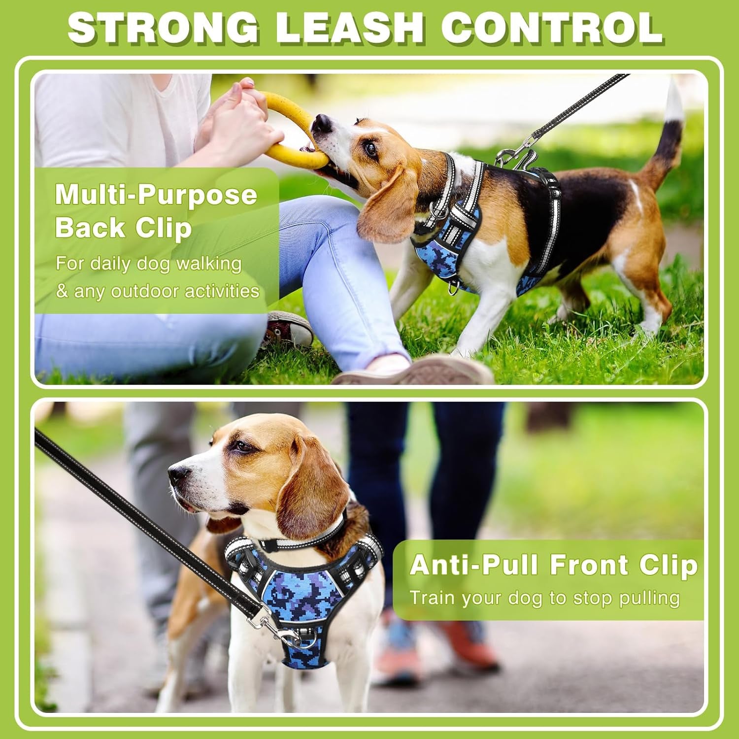 dog-harness-no-pull-pet-harnesses-with-dog-collar-adjustable-reflective-oxford-outdoor-vest-front-back-leash-clips-for-small-medium-large-extra-large-dogs-easy-control-handle-for-walking