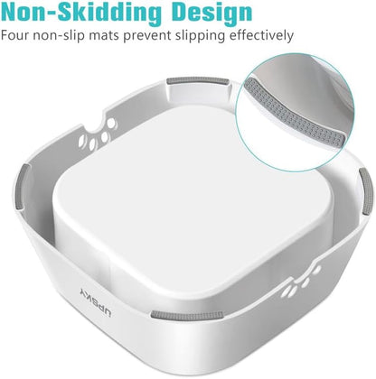 UPSKY 35Oz No-Spill Pet Water Bowl, Slow Water Feeder for Dogs and Cats | Splash-Proof Bowls, Slow Drinking Pet Dish, Easy-Clean Dishwasher Safe, Portable for Travel6
