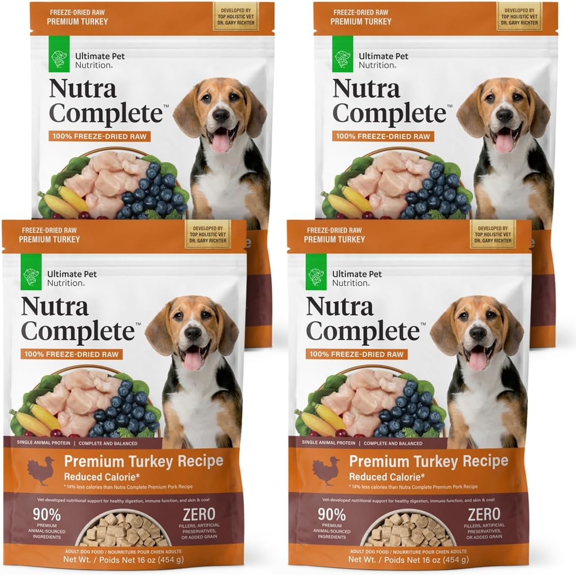 ultimate-pet-nutrition-nutra-complete-100-freeze-dried-raw-veterinarian-formulated-dog-food-with-antioxidants-prebiotics-and-amino-acids-1-pound-beef