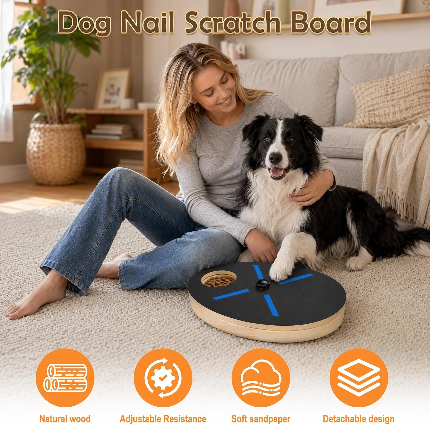 adjustable-resistance-dog-nail-scratcher-board-with-treat-box-non-slip-detachable-paw-grinding-board-stress-free-interactive-grooming-toy-for-small-medium-large-dogs