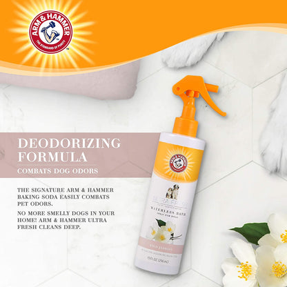 Arm & Hammer Ultra Fresh Waterless Dog Bath Spray, White Jasmine, 10 Fl Oz | No-Rinse Baking Soda Formula for Dogs That Resist Bathing; Freshens Coat between Full Baths or after Outdoor Activity3