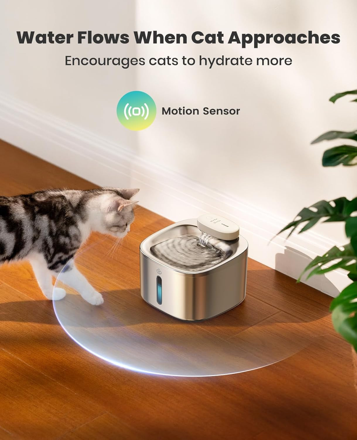 oneisall-wireless-cat-water-fountain-3-5l-118oz-battery-operated-pet-drinking-fountain-stainless-steel-running-water-dispenser-fountains-for-cats-cordless-rechargeable-with-motion-sensorhale-3-5l