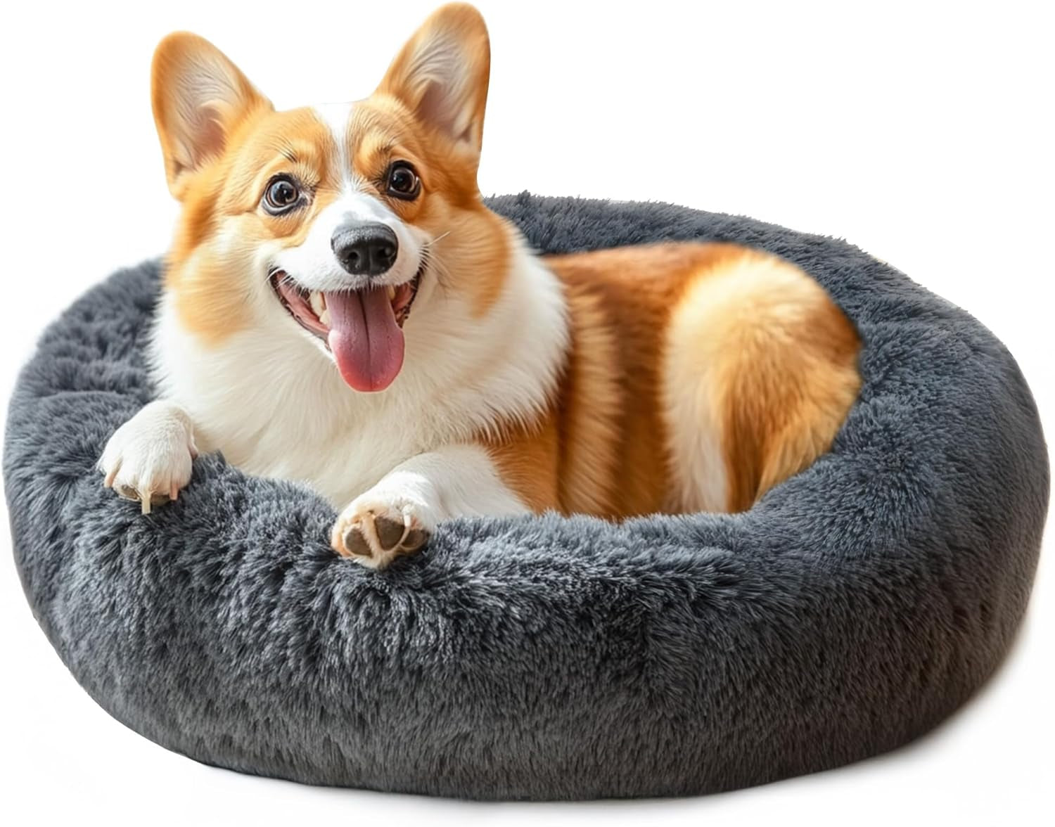 hoewina-dog-cat-bed-for-indoor-cats-20in-calming-donut-bed-for-puppy-and-kitten-washable-round-fluffy-pet-bed-for-small-medium-dogs-and-cats-light-grey