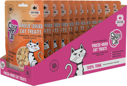 Salty Cat Natural Freeze-Dried Chicken Cat Treats, 10G Bag (12 Packs)9