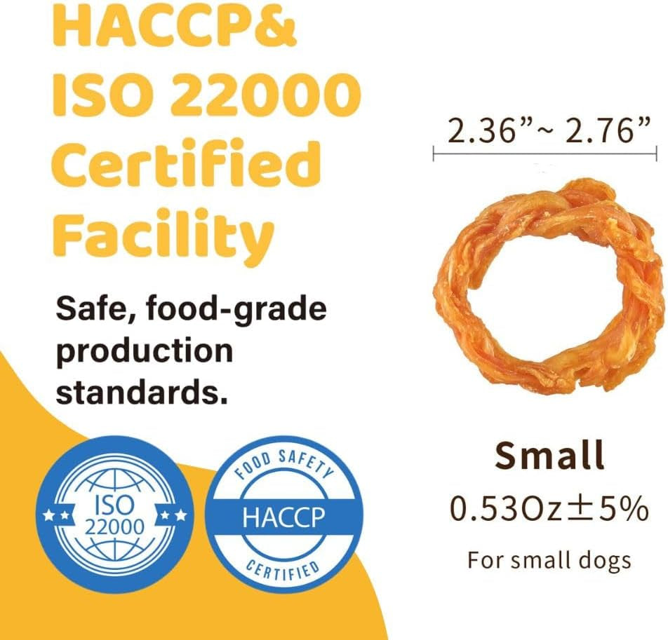 ipaw-10-pcs-value-pack-turkey-tendons-ring-for-dog-all-natural-human-grade-single-protein-hypoallergenic-grain-free-rawhide-alternative-dog-treats-us-sourced-turkey
