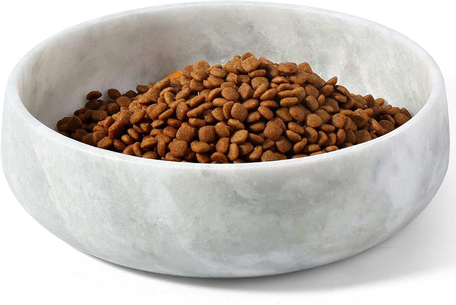 white-marble-dog-bowls-non-slip-dog-food-water-bowl-small-heavy-duty-pet-bowl-for-cats-and-medium-dogs-weighted-african-natural-marble-holds-4-cups5lbs