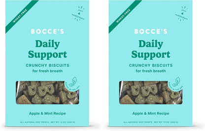 Bocce'S Bakery Breath Support Crunchy Biscuits Dog Treats, Apple Mint 12 Oz | Oven Baked, Wheat-Free Everyday Dog Treat Biscuits - Made with Real, Limited Ingredients and Baked in the USA7