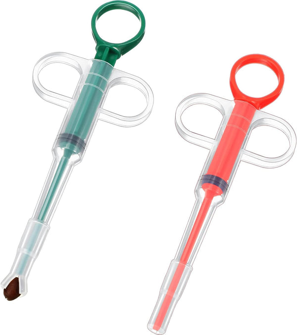 2 Pcs Pet Pill Plunger Popper for Small Cats Dogs,Red8