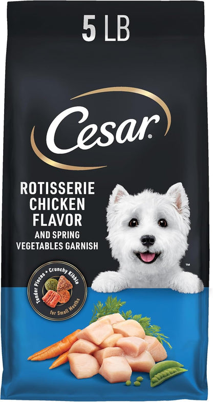 Cesar Small Breed Dry Dog Food, Filet Mignon & Spring Vegetables, 12 Lb | Made in USA, Real Beef #1 Ingredient, 26 Essential Nutrients, Supports Small Breed Health, No Artificial Flavors14