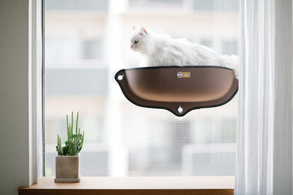 K&H Pet Products EZ Mount Window Bed Kitty Sill Tan 27 X 11 X 6 Inches4