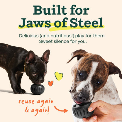 WOOF Power Chewer Pupsicle Dog Treat Toy for Dogs 25-75 Lbs | Tough Chew Toy, Durable Rubber, Treat Compatible, Reusable, Low-Mess Design, Easy to Fill, Easy to Rinse6