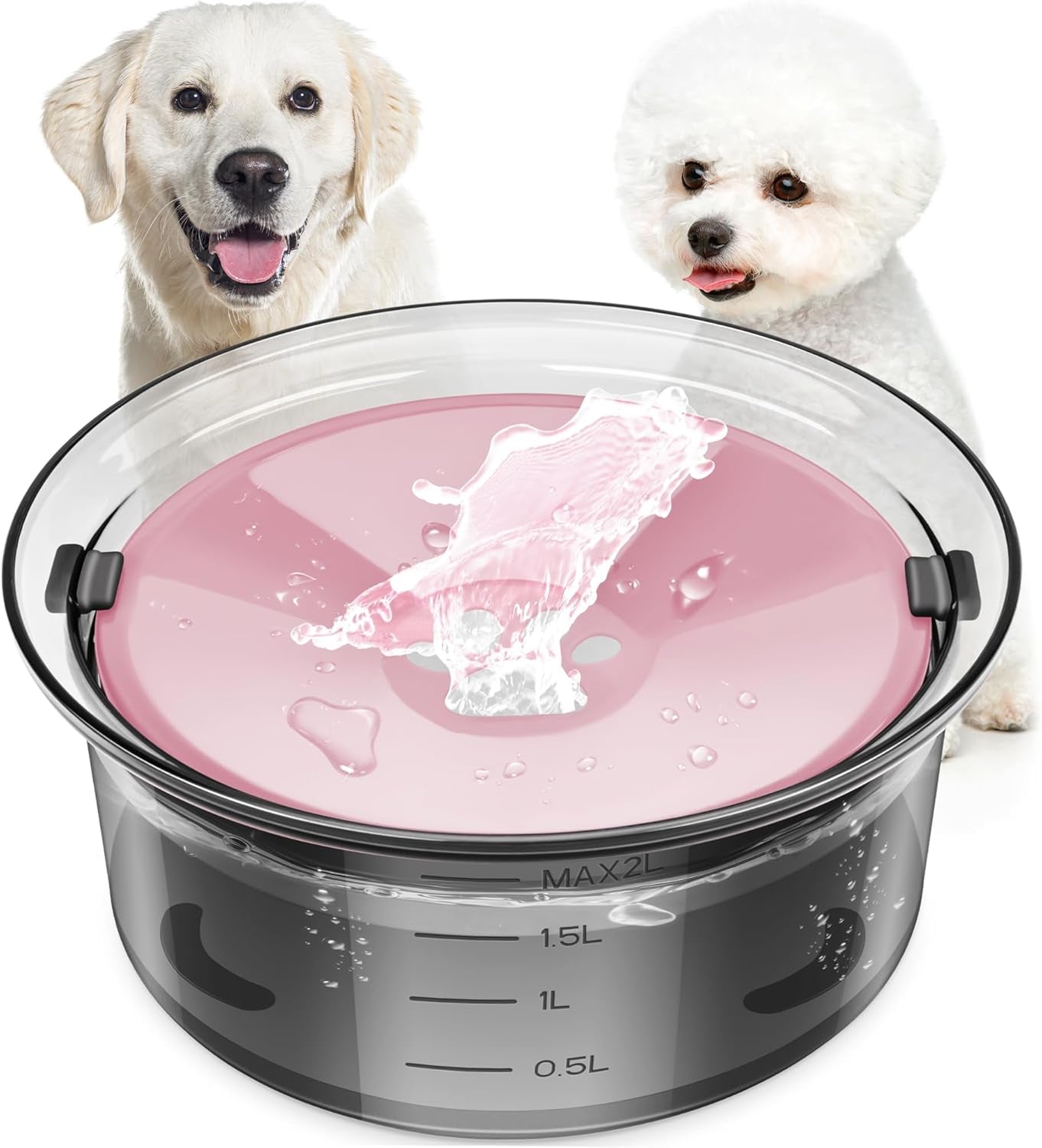 2l-dog-water-bowl-no-spill-70oz-large-spill-proof-dog-water-bowl-reduce-refill-slow-drinking-water-bowl-anti-splash-no-mess-pet-water-bowl-for-vehicle-outdoor-indoor-pink