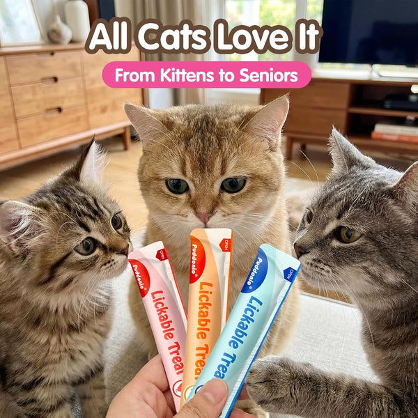Lickable Cat Treats, High-Meat Purée, 0.5 Oz Tubes, 20 Count | High-Meat Purée with Minimal Ingredients and No Added Gums or Fillers; Thick, Smooth Texture for Treating or Meal Topping8