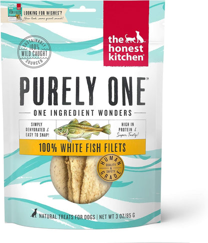 The Honest Kitchen 100% White Fish Filets Dog Treats, 3 Oz (Wishes™)13