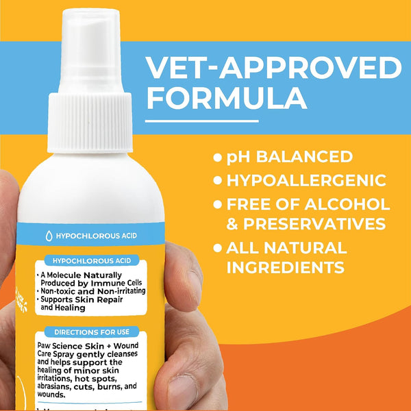 Skin & Wound Care Spray for Dogs & Cats – Lick-Safe Antiseptic Healing Aid, Itch Relief & Skin Repair Treatment for Hot Spots, Rashes, Cuts, Burns, & Irritation5