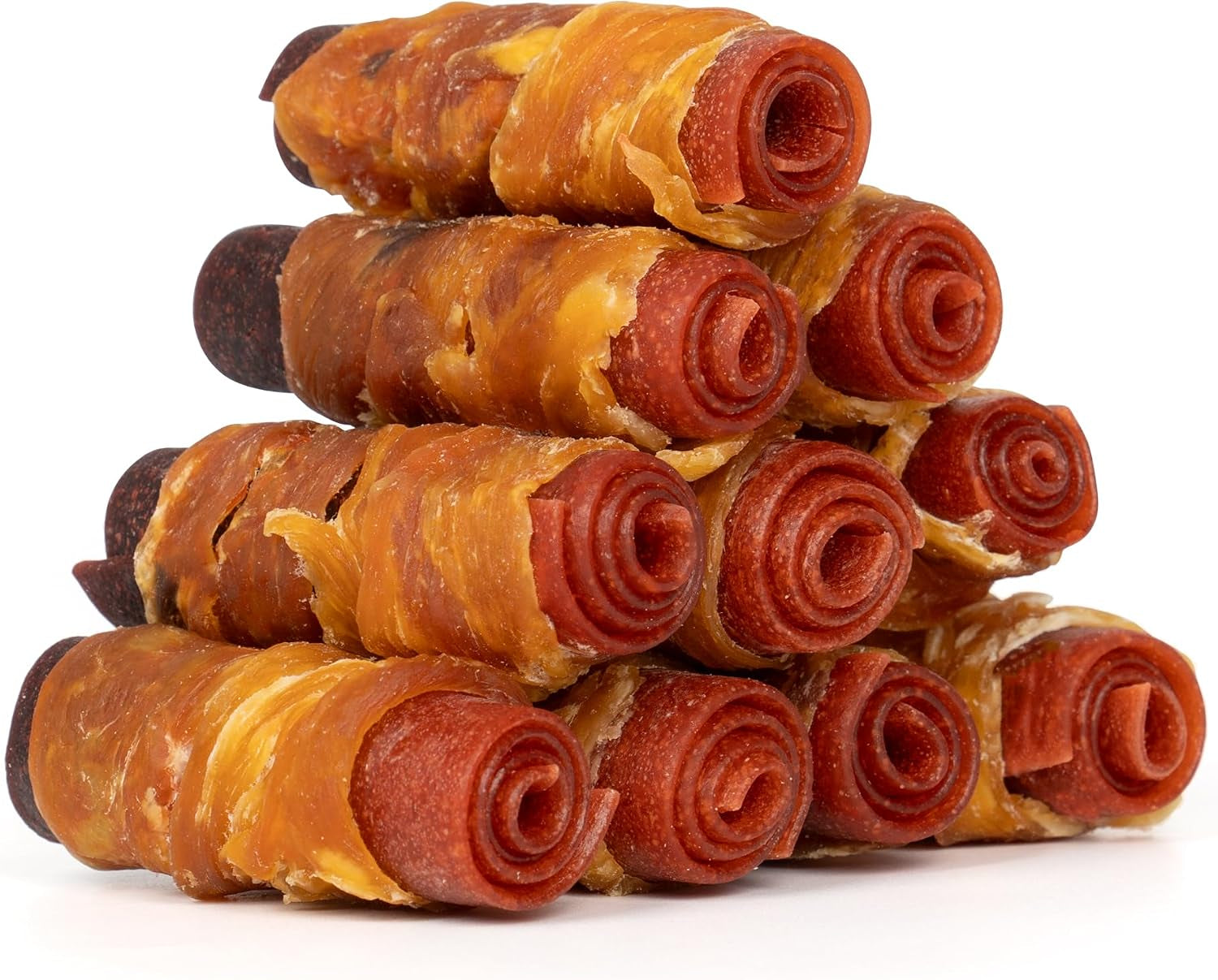 mon2sun-dog-treats-3-inch-rawhide-free-chicken-duck-beef-rolls-21-16-oz-easy-to-digest-texture-suitable-for-small-dogs-daily-reward-use-made-with-real-meat