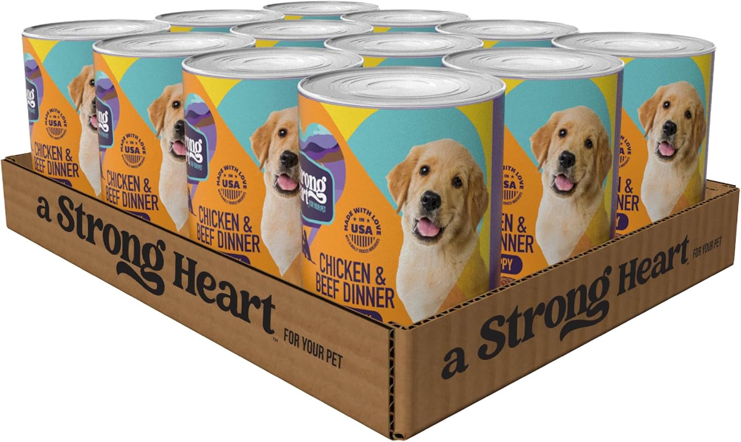 a-strong-heart-wet-dog-food-cuts-in-gravy-with-beef-13-2-oz-cans-pack-of-12-complete-balanced-all-life-stages-made-in-usa