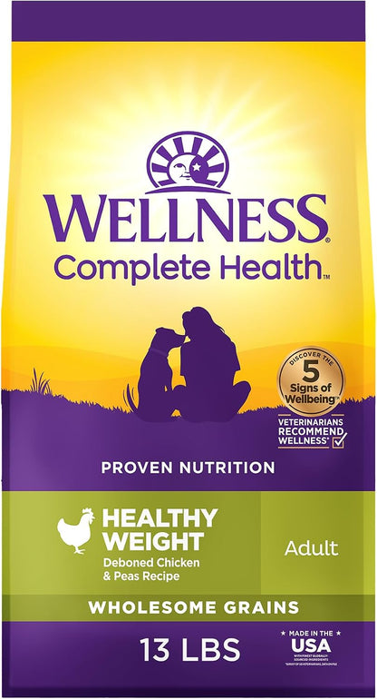 Wellness Complete Health Adult Dry Dog Food, Wholesome Grain Kibble, Natural, Chicken and Oatmeal Recipe, 30 Lb Bag22
