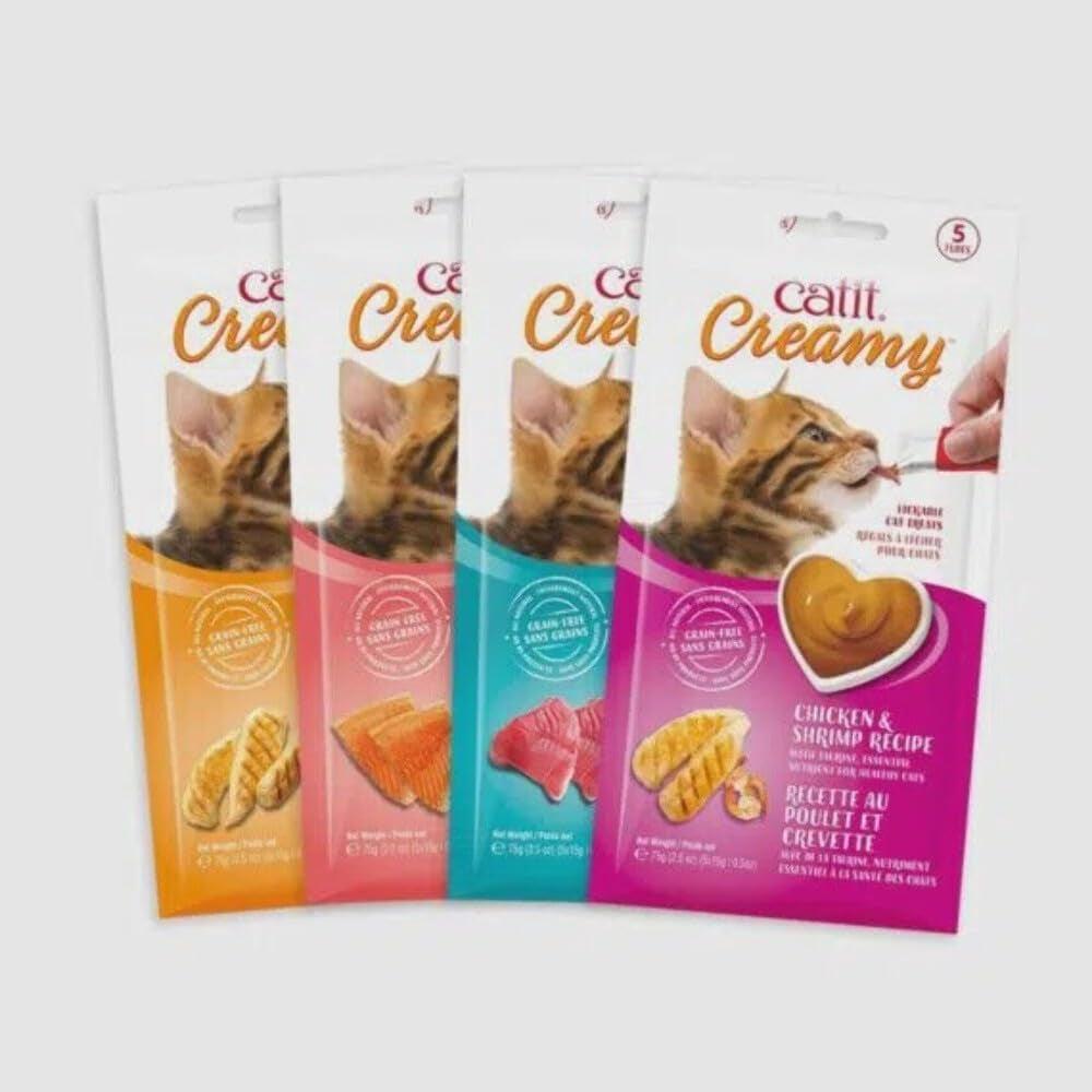catit-creamy-lickable-cat-treat-hydrating-and-healthy-treat-for-cats-of-all-ages-assortment-72-pack