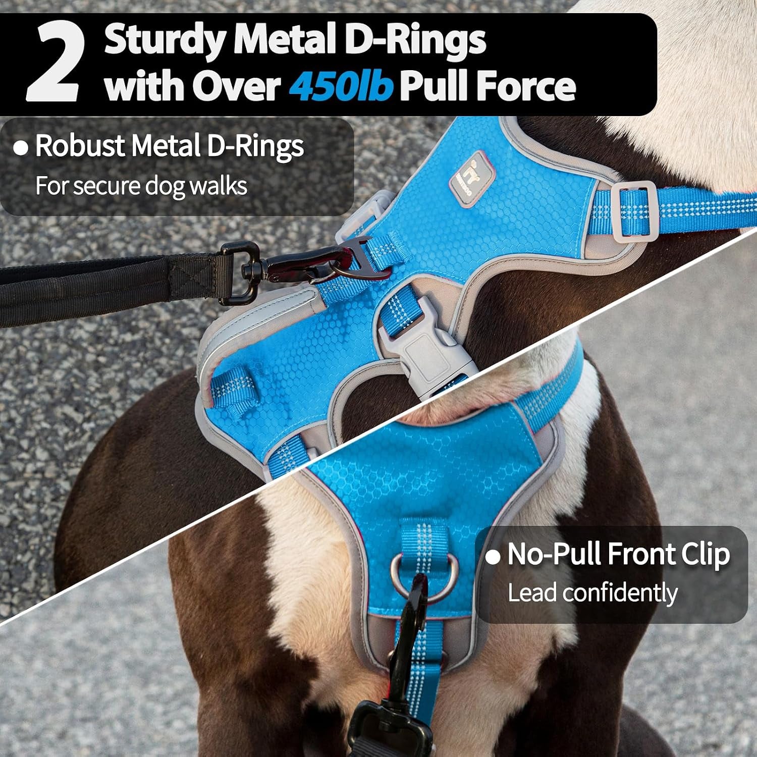 huntboo-escape-proof-dog-harness-escape-artist-harness-reflective-harness-with-padded-handle-breathable-durable-adjustable-vest-for-medium-dogs-walking-training-and-running-gear-blue-m