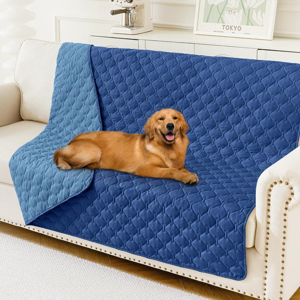Smiry Waterproof Dog Bed Cover Blanket, Reversible Pet Blanket | Soft Reversible, Washable Leakproof Cats Dogs Couch Cover for Sofa, Couch, Furniture (30X70 Inch)68