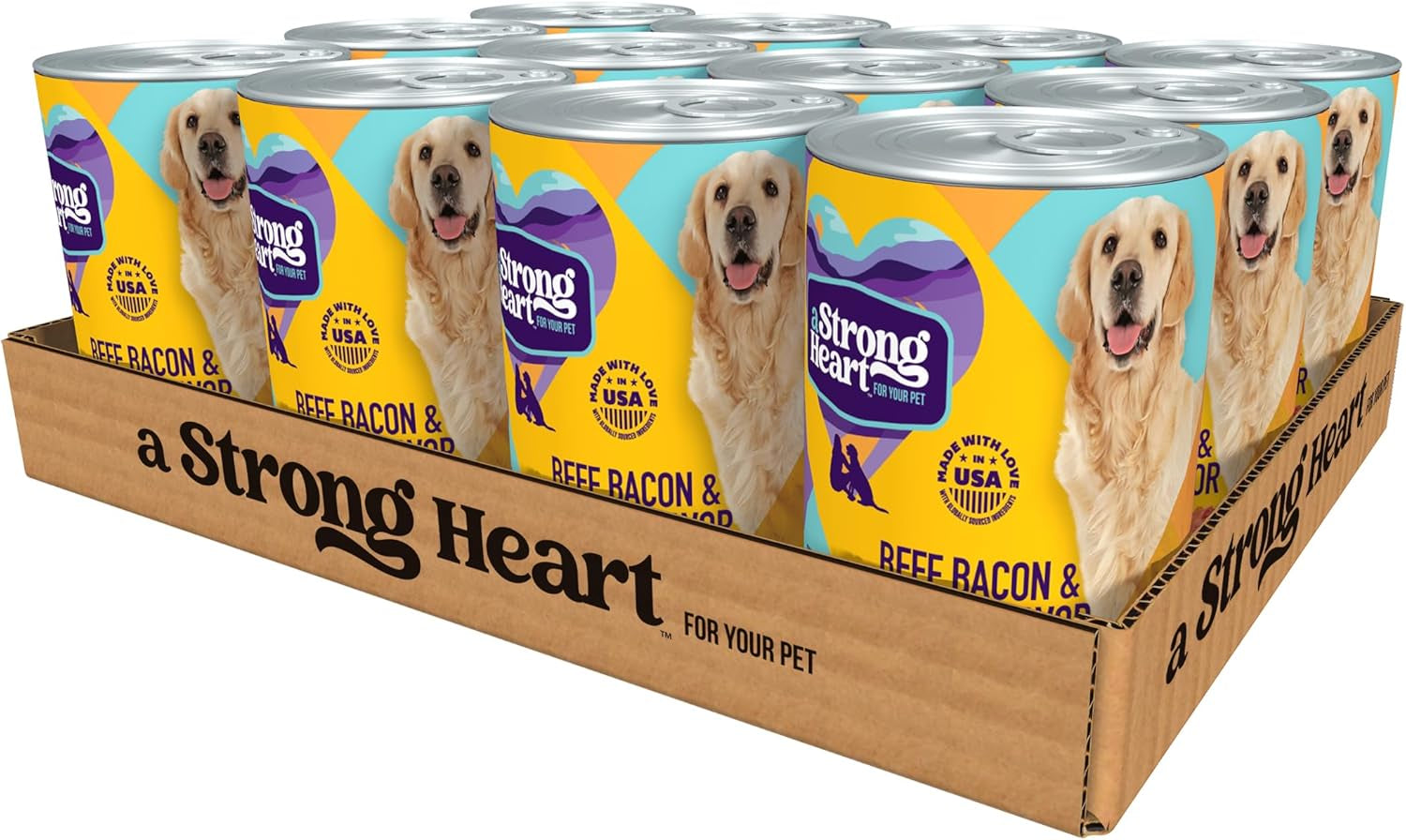 a-strong-heart-wet-dog-food-cuts-in-gravy-with-beef-13-2-oz-cans-pack-of-12-complete-balanced-all-life-stages-made-in-usa