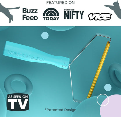 Uproot Clean Pro Pet Hair Removal Tool - Multi-Fabric Edge, Carpet Rake | Reusable Special Dog Hair Remover for Couch, Pet Towers, Rugs, Cat Mats, and Trunks & Much More, Patented Design5