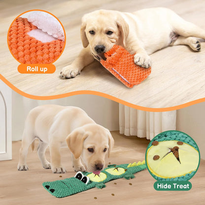 2 Pack Dog Toys for Aggressive Chewers - Interactive Dog Toys, Interactive Puppy Dog Chew Toys with Squeaker & No Stuffing Dog Puzzle Toy (Suitable for Small and Medium Dogs)6