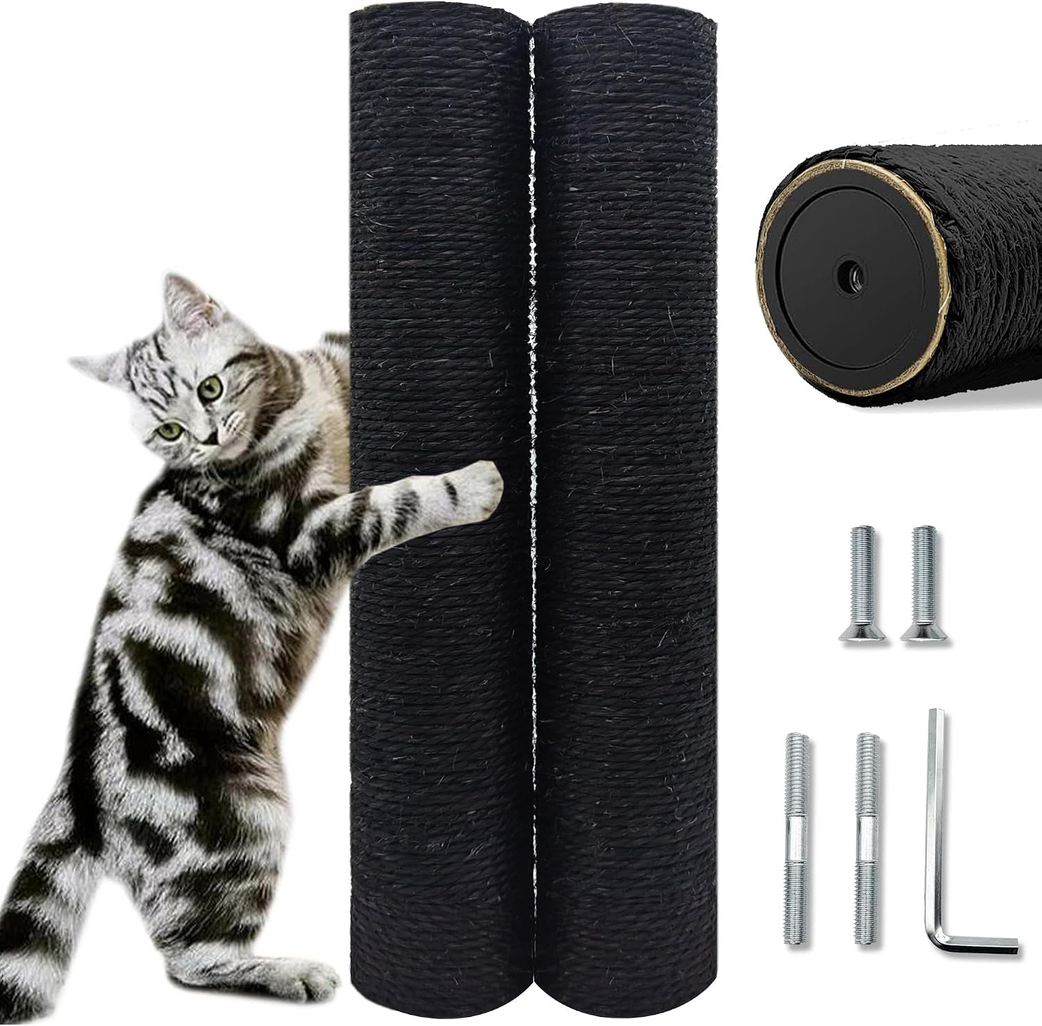 cat-scratching-post-replacement-pole-2-pcs-15-7in-cat-tree-replacement-post-natural-sisal-cat-tree-replacement-parts-with-m8-screws-cat-scratch-post-for-refurbishment-15-7in-40cm