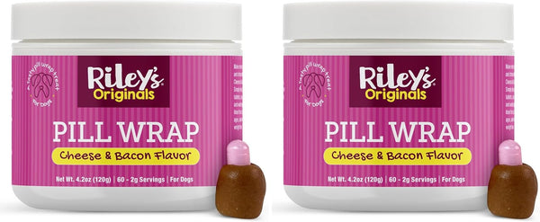 Riley'S Pill Wrap for Dogs - Cheese & Bacon Pill Paste for Dogs - 4.2Oz | Wrap Capsules & Tablets in a Tasty Pocket or Pouch to Mask the Taste – Flavored Treat Paste for Easy Medication Time17