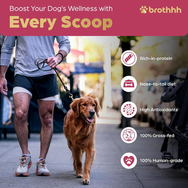 Beef Organ Bone Broth Meal Topper for Dogs - 100% Grass Fed - by Brothhh | Veterinarian Approved, Non-Gmo, No Fillers, Supports Immunity, Joint & Heart Health, Vision & Vitality6