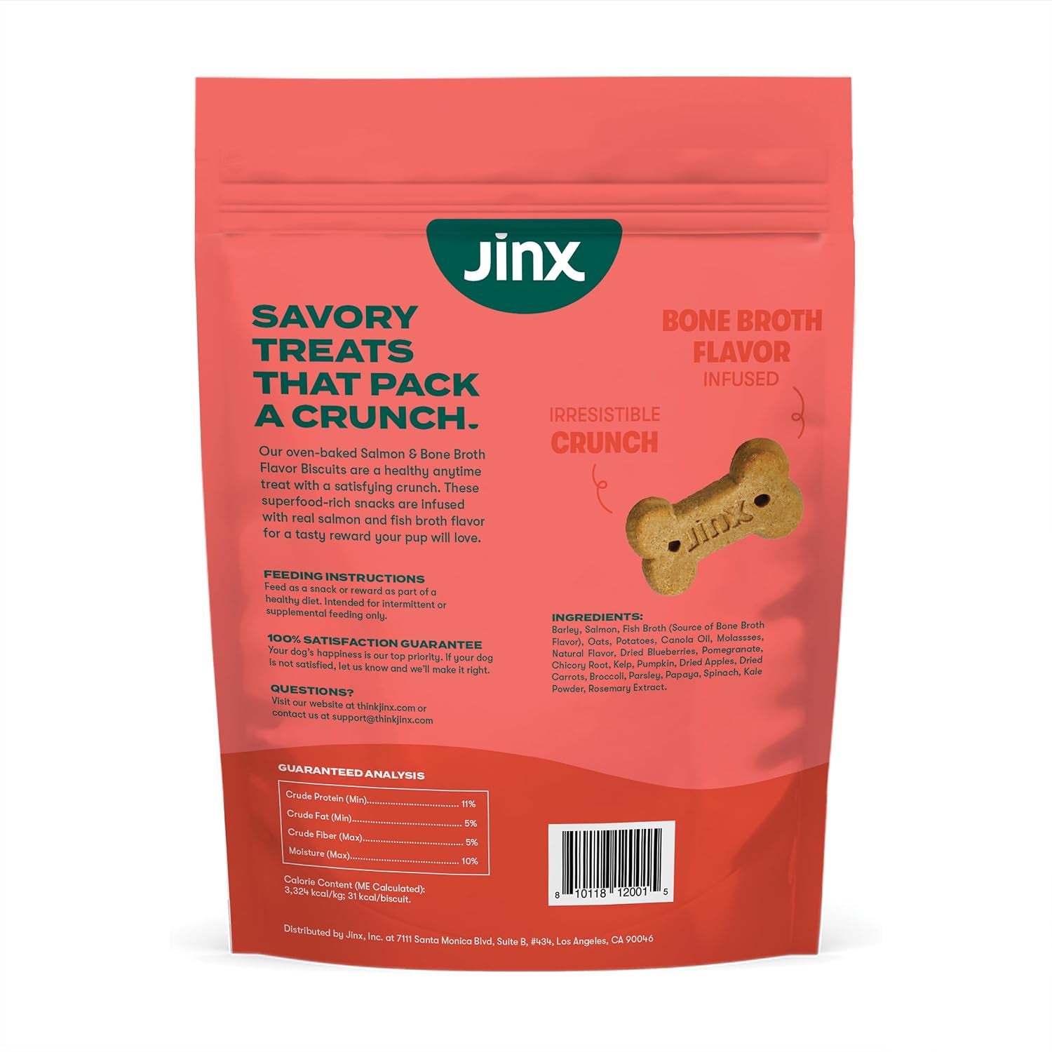 jinx-dog-biscuits-oven-baked-dog-treats-with-salmon-bone-broth-16oz-1-pack-crunchy-healthy-dog-treat-superfood-rich-with-real-salmon-dog-cookies-for-puppies-adults-senior-dogs