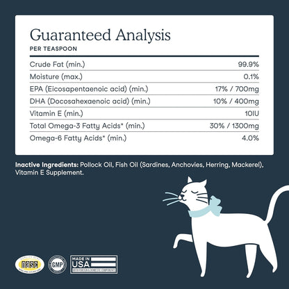 Fera Pets Liquid Fish Oil - Non GMO Omega 3 for Dogs & Cats, 16 Oz | Non-Gmo Omega 3 Fish Oil for Dogs & Cats with Vitamin E That Supports Joint, Heart, Skin & Coat Health8