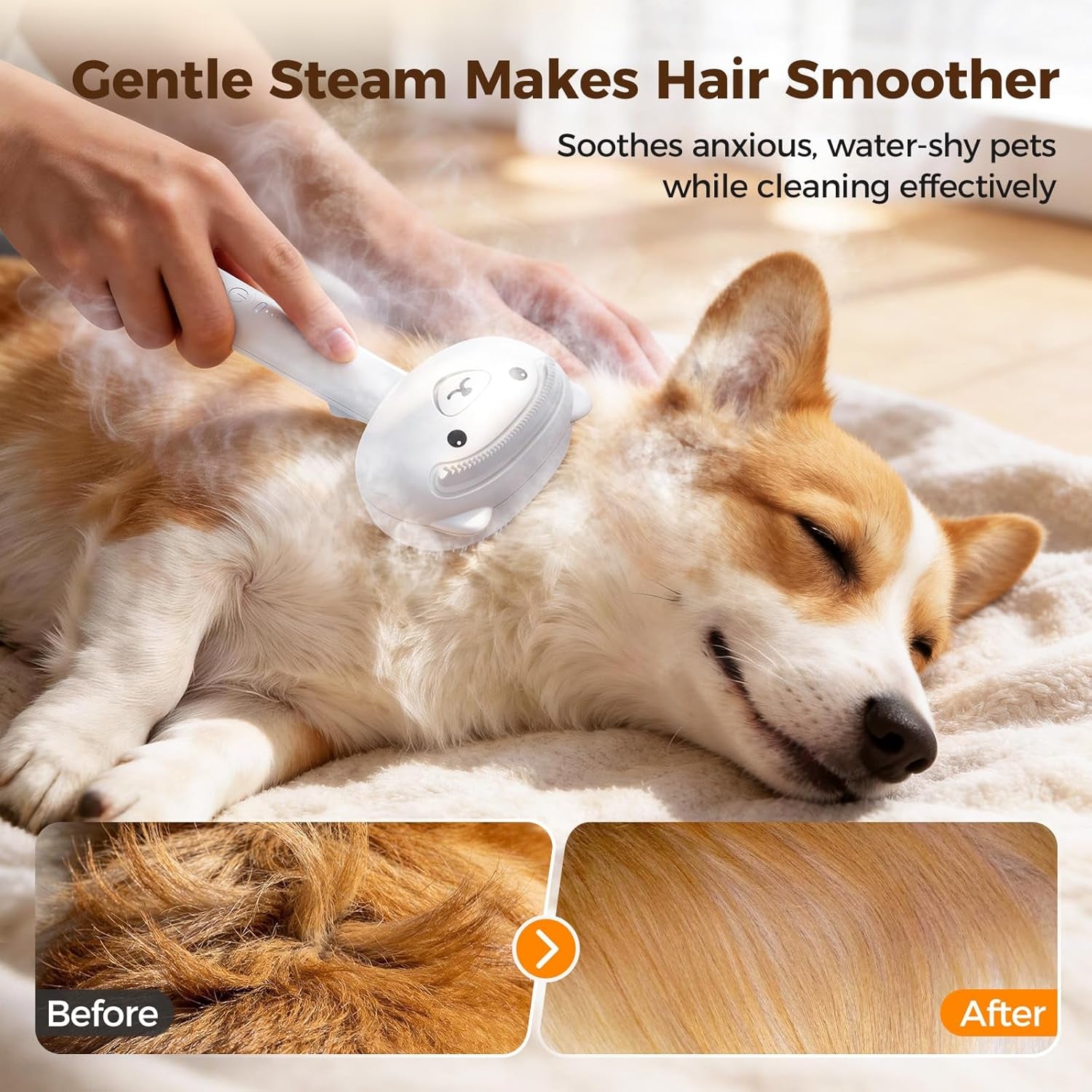 self-cleaning-shedding-steam-cat-brush-silicone-scraper-included-dog-brush-primecat-cat-brushes-for-shedding-usb-rechargeable-for-grooming-haired-pets-dogs-cats-white