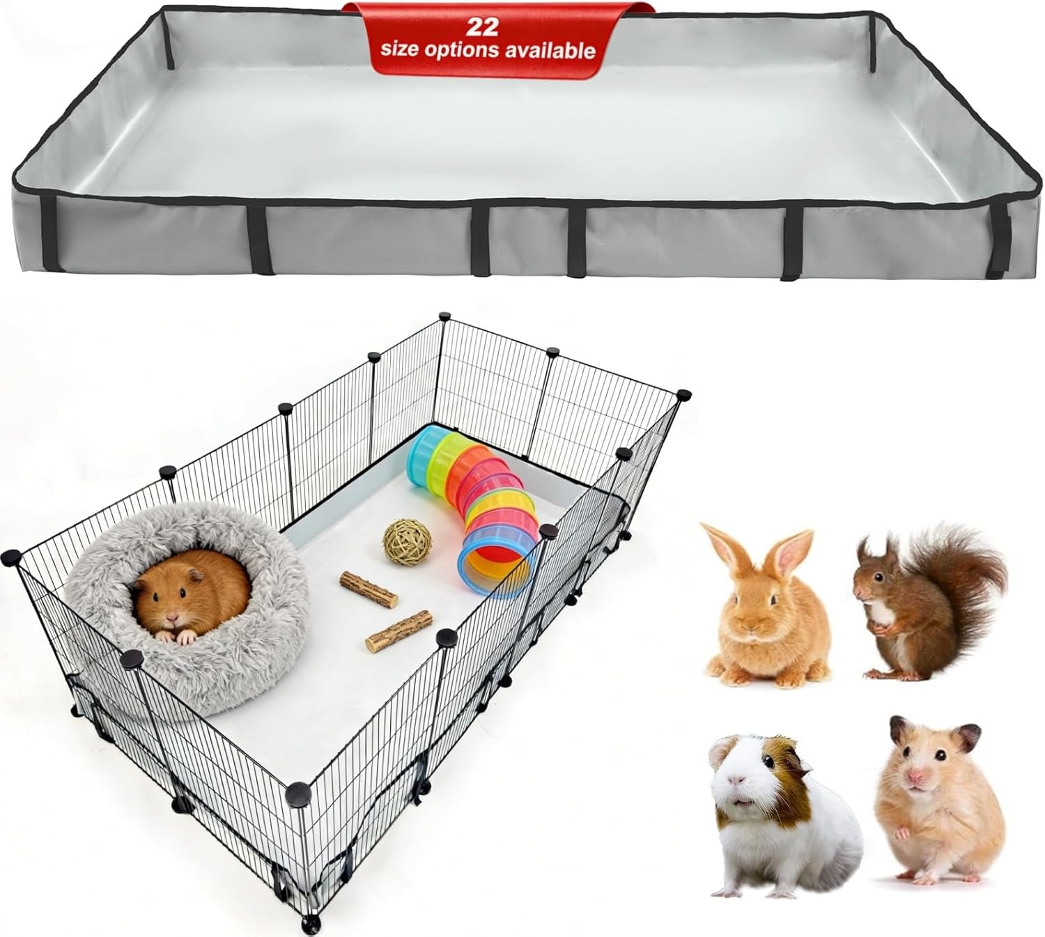 dzwlkj-guinea-pig-cage-liner-tarp-bottom-waterproof-and-washable-available-in-22-sizes-base-also-for-rabbits-bunny-chinchesillas-hedgehog-ferrets-and-other-small-animals24x48-inches