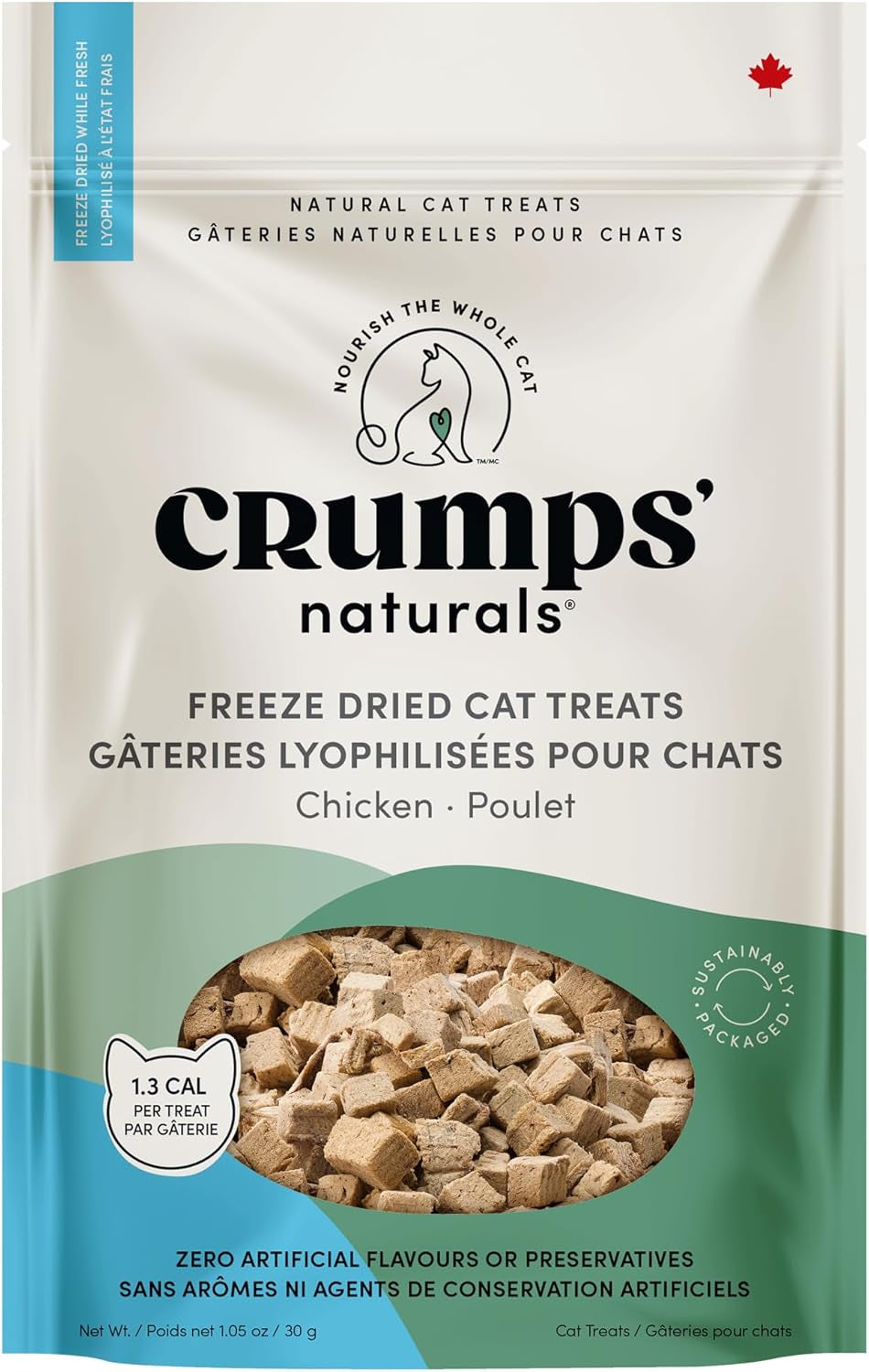 crumps-naturals-freeze-dried-cat-treats-beef-1-05oz-cat-treats
