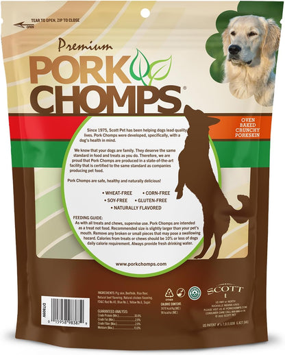 Pork Chomps Dog Chews, 5 in Munchy Sticks, Assorted Flavors, 50 Count | Oven-Baked from Real Pork Skin - a Rawhide-Free Chew That'S Low in Fat, High in Protein, and Easy to Digest6