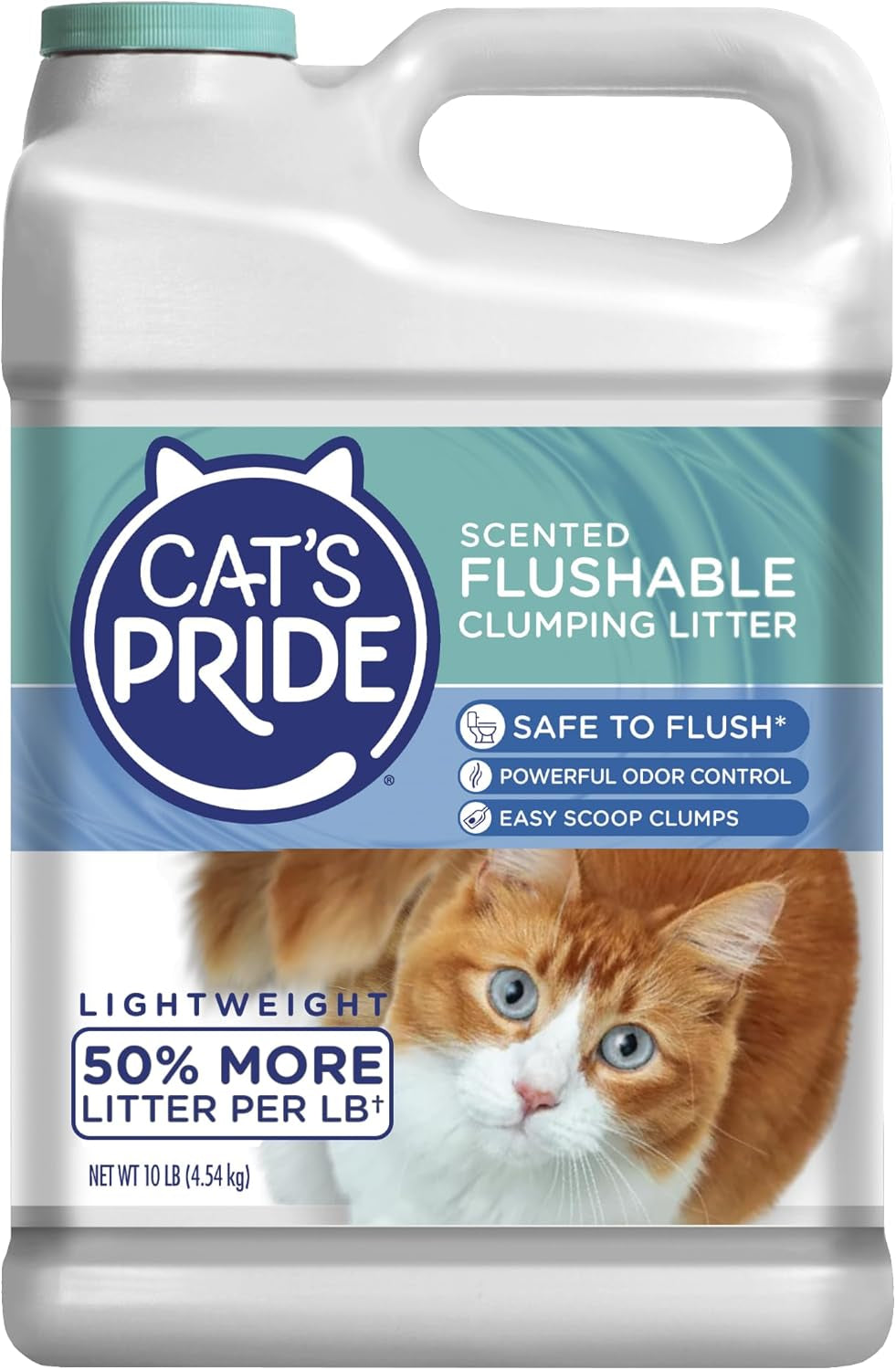 cats-pride-lightweight-clumping-litter-flushable-powerful-odor-control-scented-10-pounds